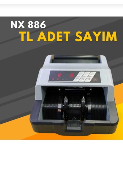 Bill Counter Nx 886 Para Sayma Makinası Tl Adet Sayım + Sahte Tespit Eder
