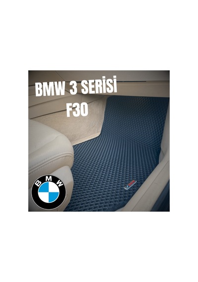 Bmw 3 F30 Araca Özel Yeni Nesil Akıllı Oto Paspas Siyah Siyah