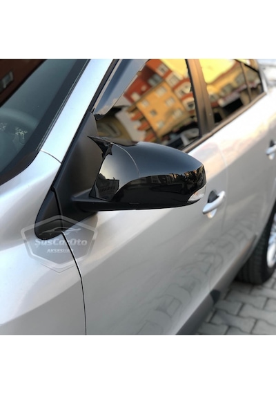 ŞüsCarOto Renault Megane 3 2008-2016 Batman Yarasa Ayna Kapağı Piano Black ABS Plastik (00)