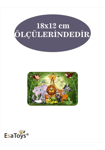 Ahşap Çocuk Puzzle 6 Parça