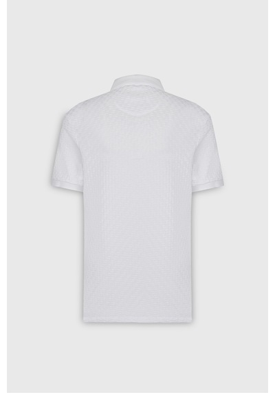 AC&Co / Altınyıldız Classics Erkek Beyaz Slim Fit Dar Kesim Polo Yaka Jakarlı Tişört Beyaz AC&Co / Altınyıldız Classics Erkek Beyaz Slim Fit Dar Kesim Polo Yaka Jakarlı Tişört Beyaz