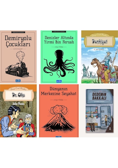 Demiryolu Çocukları ,donkişot, Dr.oks Ve Şermin Yaşar Dedemin Bakkalı 6 Kitap Set