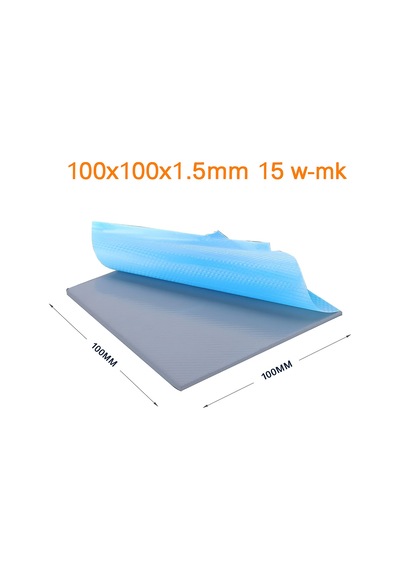 100 X 100 X 1,5 Mm Gri Termal İletken Pad - 15 W/m-k