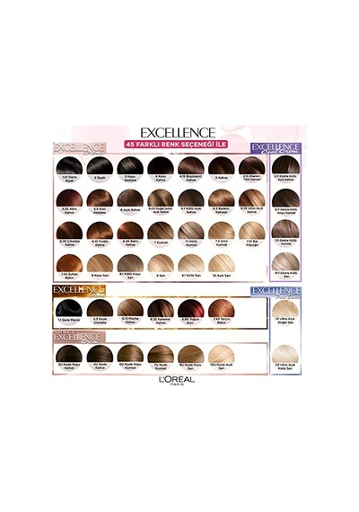 L'oreal Paris Excellence Creme Nude Renkler Saç Boyası - 8u Nude Koyu Sarı