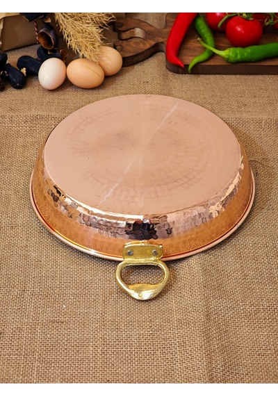 Moda Bakır Bakır Kapaklı Sahan 24 Cm Diğer