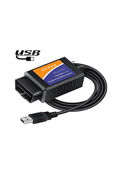 ELM327 OBD-II USB ARAÇ ARIZA TESPİT CİHAZI VERSİON 1.5 (CH 340)