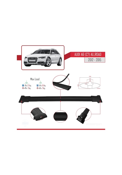 A6 C7 Allroad 2012-2015 Arası İle Uyumlu Fly Model Ara Atkı Tav