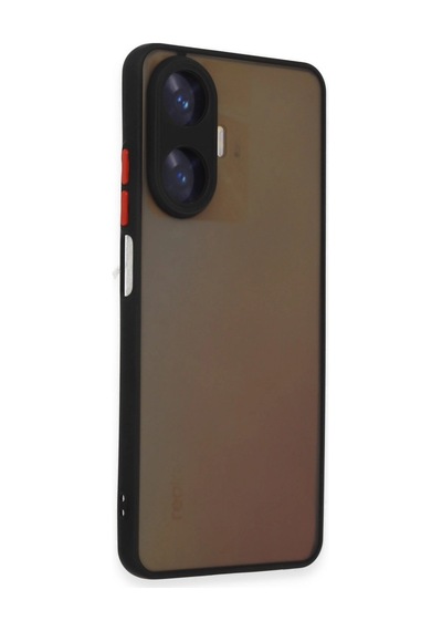 Realme C55 Kılıf Montreal Silikon Kapak - Siyah