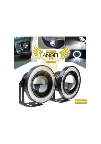 OtoÇizgi Angel Sis Farı 89mm Beyaz Universal Mercekli Sis OtoÇizgi