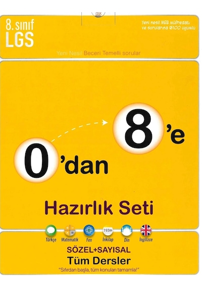 Tonguç Akademi 0'dan 8'e Hazırlık Seti Yeni