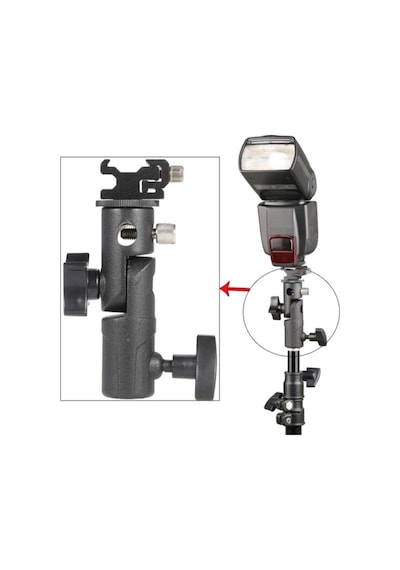 Tepe Kafa Flaş Flash Için Şemsiye Tutucu Holder