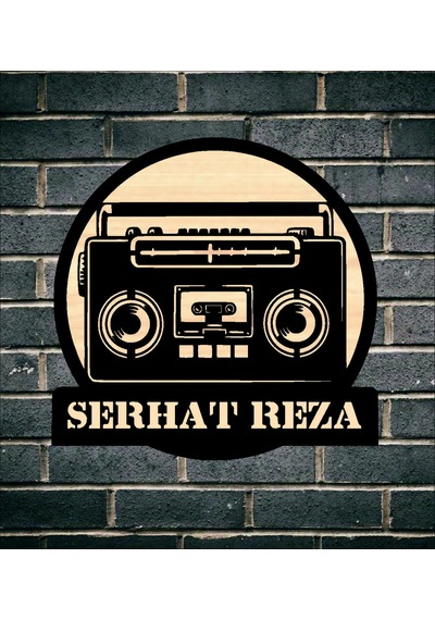 Kasetçalar Radyo Nostalji Temalı Ahşap Duvar Tablo