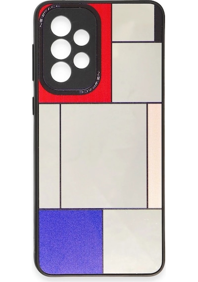 Mey İthalat Samsung Uyumlu Galaxy A33 5g Kılıf Mirror Desenli Kapak - Mirror - 9 Siyah