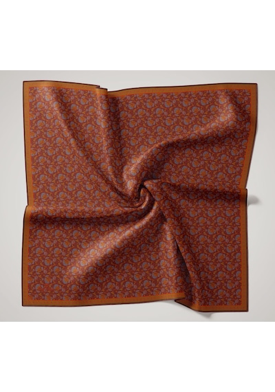 Silk Home Soft Eşarp 73077-17 Gül Kurusu, Gök Mavi, Yeşil
