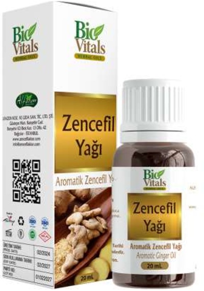 Bio Vitals Zencefil Yağı 20 Cc. X 2 Adet