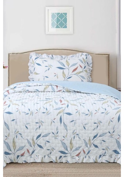 Breeze Serin Sabah Tek Kişilik Yatak Örtüsü 180x240 Çok Renkli