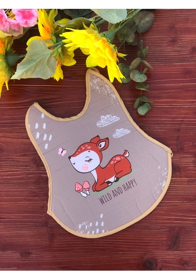Story Baby Desenli Bağlamalı Önlük Ceylan