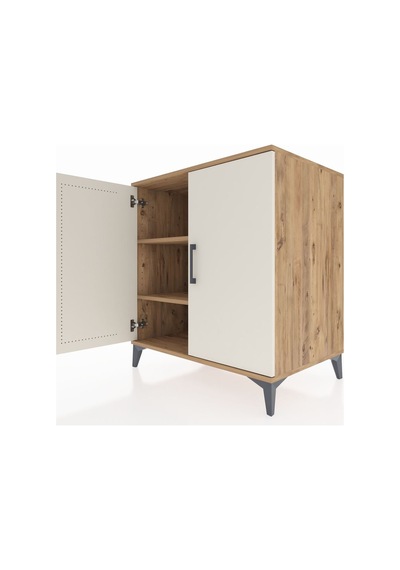 Kronos Şifonyer 2 Raflı 2 Kapaklı 88x59x96 Çam-aytaşı Çam