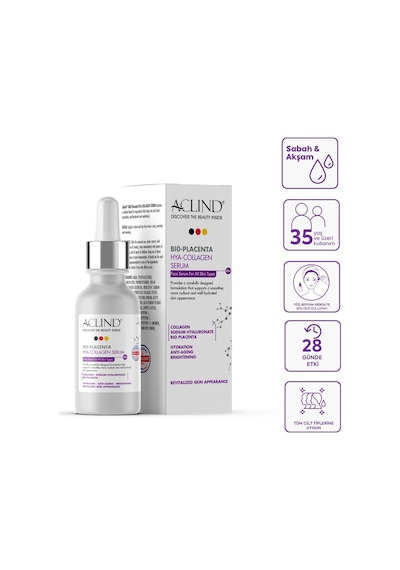 Aclind Bio-Placenta Hya-Collagen Serum 50 ML