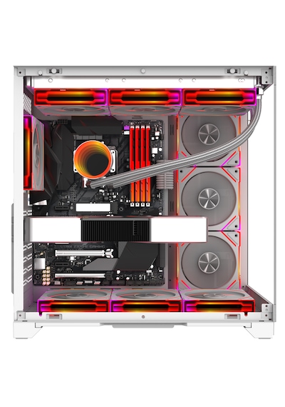Grand Premium 7x Argb Fan Kumandalı Bilgisayar Kasası Beyaz Gamer