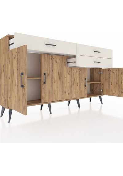 Arges Konsol 2 Raflı 3 Çekmeceli 4 Kapaklı 176x30x99 Çam-çam/ayta Çam-çam/aytaşı Arges Konsol 2 Raflı 3 Çekmeceli 4 Kapaklı 176x30x99 Çam-çam/ayta Çam-çam/aytaşı