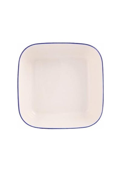 Porland Blue Stripe 6 Lı Kase Seti 12x12 Cm 04alm006881 Beyaz - Mavi