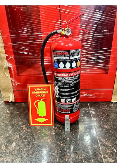 6 Kg Abc Tozlu Yangın Söndürme , Yangın Söndürme Tüpü , Yangın Söndürme ,teknim Tfb-3165g El I