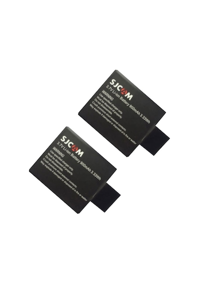Sjcam 4000 5000 M10 3.7v 900 Mah 2li Batarya Pil Seti