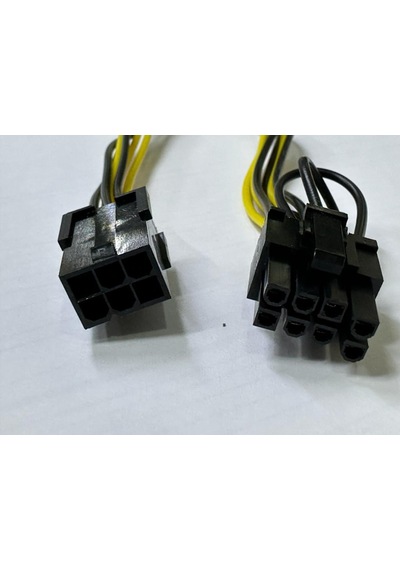 6 Pin 8 Pin Çevirici 6 Pin 6+2 Pin Power Kablo 30 Cm 6 Pin Uzatma Kablosu