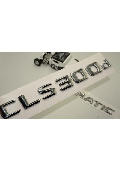 Benz Cls 300d Uyumlu 4matic Bagaj Krom Metal 3m 3d Yazı Logo