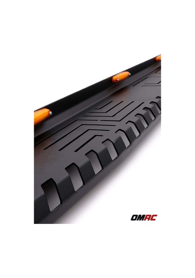 Isuzu D-max 2005-2012 Uyumlu Araca Özel Dakar Led V1 Yan Basamak Siyah