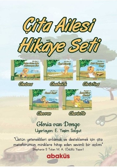 Çita Ailesi Hikaye Seri-5'li Kitap Seti - Gloria Van Donge - Abaküs Kitap