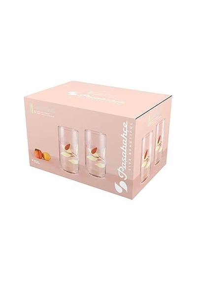 Paşabahçe 420805 Cotton Candy Iconic 6'lı Meşrubat Su Bardağı 365 Cc Çok Renkli