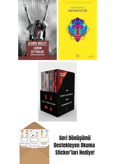 Loudun Şeytanları + Maymun Ve Öz + Kara Dörtleme Kutu Set 4 Kitap