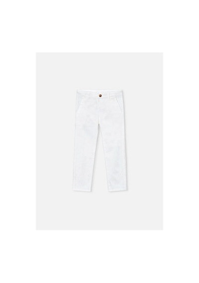 Mayoral Erkek Çocuk Gabardin Pantolon Beyaz 512