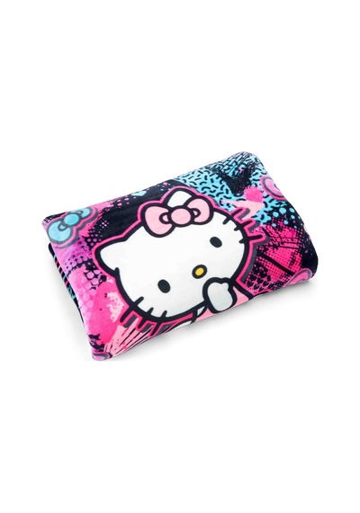 Hello Kitty Bulut Sherpa Pijama Çantası, 68,5 Cm X 157,5 Cm, Slumber Kitty Çok Renkli