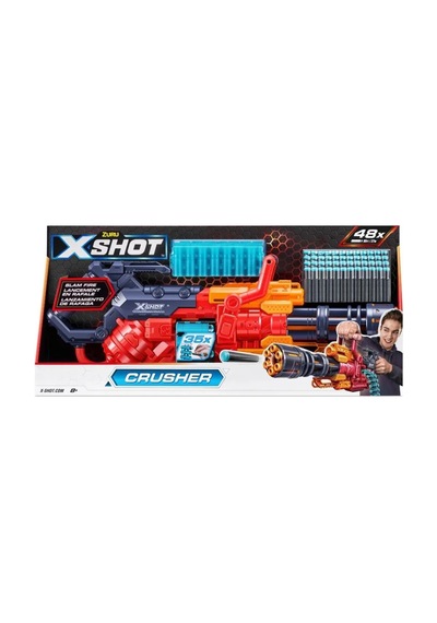 36382 Zuru X-shot Silah Sünger Atan Excel-crusher 48 Mermi