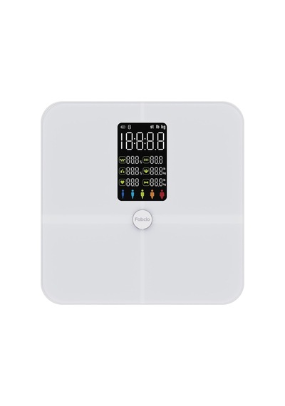 Fitsmart Plus Bluetooth Çok Fonksiyonlu Yağ Ölçer Akıllı Tartı Beyaz