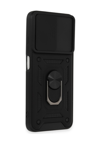 Xiaomi Redmi Note 12s Kılıf Pars Lens Sürgülü Yüzüklü Standlı Korumalı Kılıf