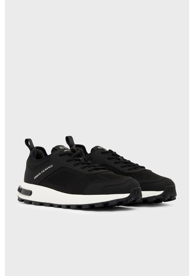 Armani Exchange Logolu Sneaker Ayakkabı Erkek Ayakkabı Xm003611 Af29101 Uc001 Siyah