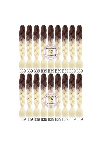 X-pression Afrika Örgüsü Ve Rasta Için Sentetik Ombreli Saç 100gr--b39