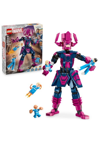 LEGO® ǀ Marvel Fantastik Dörtlü, Galactus Yapım Figürüne Karşı 76316 - 9 Yaş ve Üzeri Çocuklar için Yaratıcı Oyuncak Yapım Seti (427 Parça)