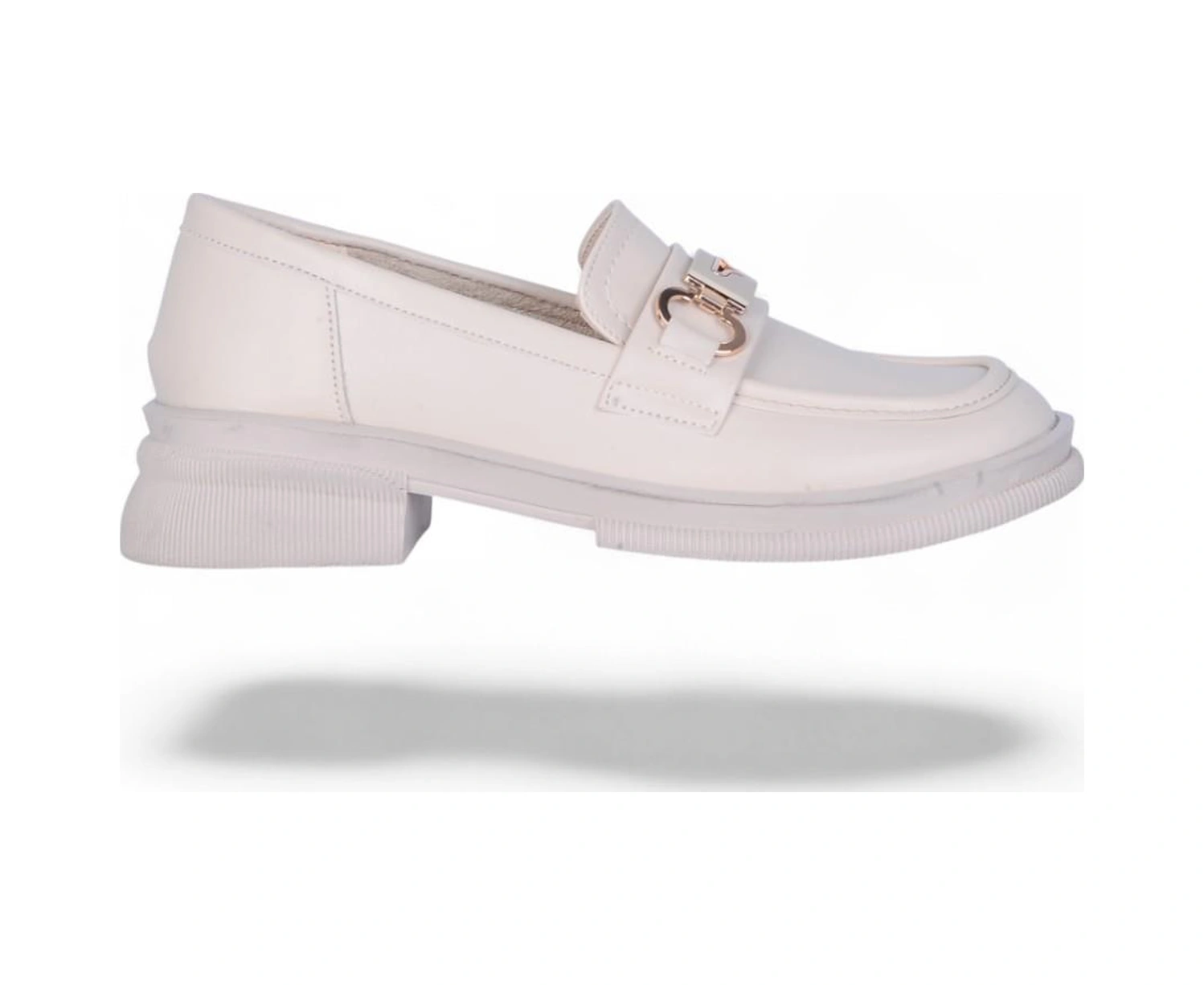 Ayakcenter Nhr1 Kadın Loafer Ayakkabı Krem