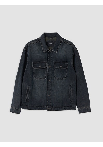 Lcw Jeans Yeşil Relax Fit Erkek Jean Ceket