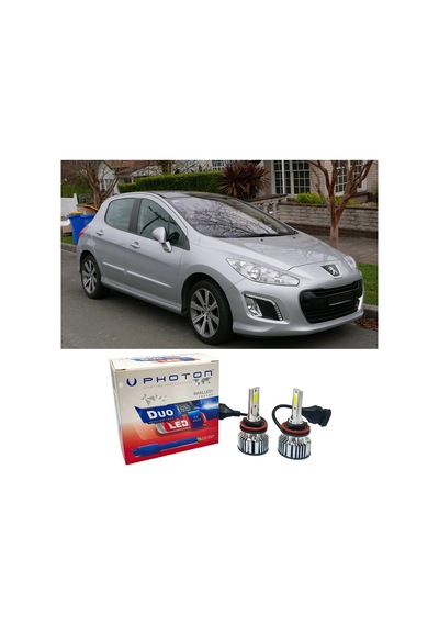 Peugeot 308 Kısa Far Ampulü H7 Duo Yeni Seri Beyaz 2007-2013
