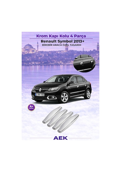 Renault Symbol 2013+ Araca Özel Krom Kapı Kol A+