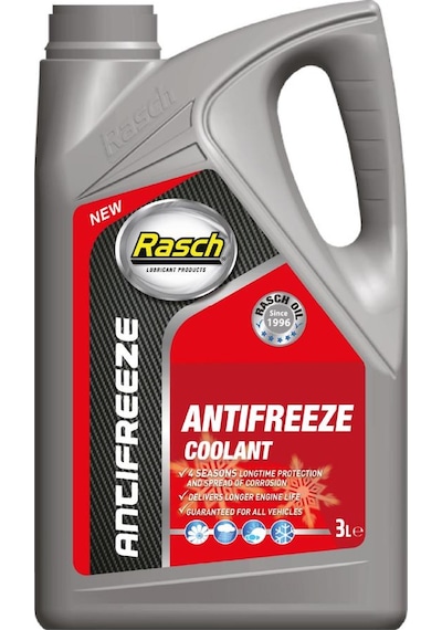 Rasch G12 Organik Radyatör Antifriz Kırmızı -56 - 3 Lt. Kırmızı