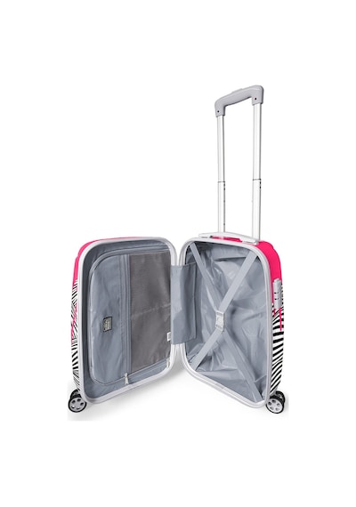 Coral High Desenli Kabin Boy Valiz 50cm 16552 Pembe