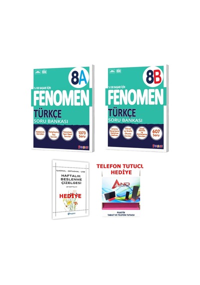 Fenomen 2025-2026 Müfredat 8 Sınıf Yeni Nesil Sorulu Türkçe A Ve