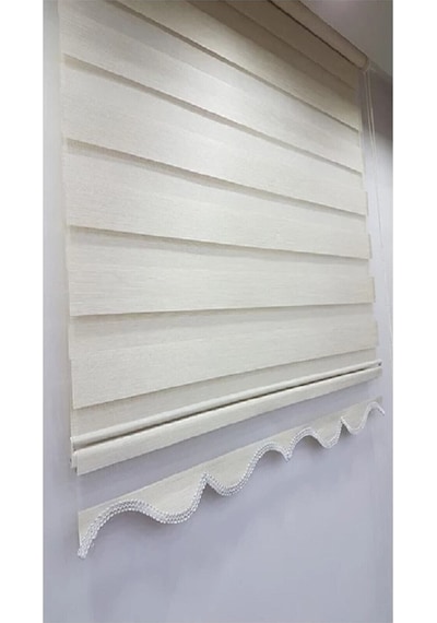 Bambu Krem Mz492 Stor Zebra Perde 100 X 200 Krem